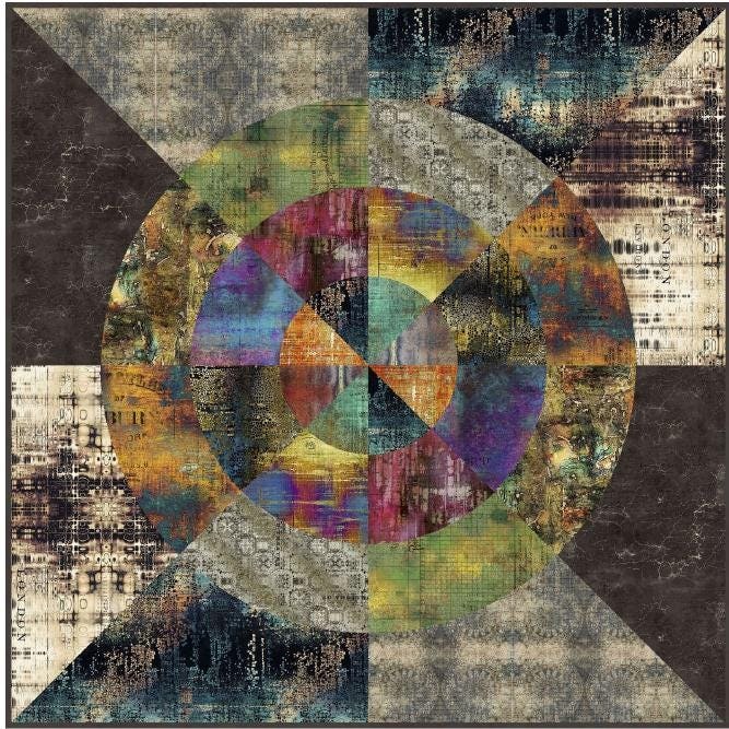 Tim Holtz - Curious by Nature Quilt Kit (62" x 62")