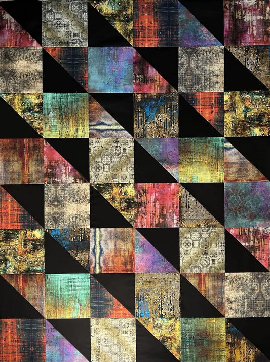Tim Holtz Fabric - Superfast Make - Waverly Quilt Kit: (48" x 64")